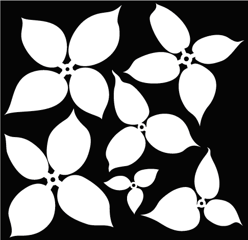 Poinsettia Flower Free SVG File