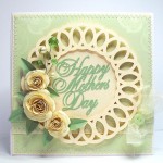 mothers day doily card