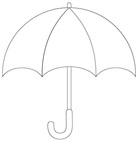 umbrella pattern coloring pages - photo #19