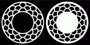 Decorative Circles 2 Digital Cutting File by Bird