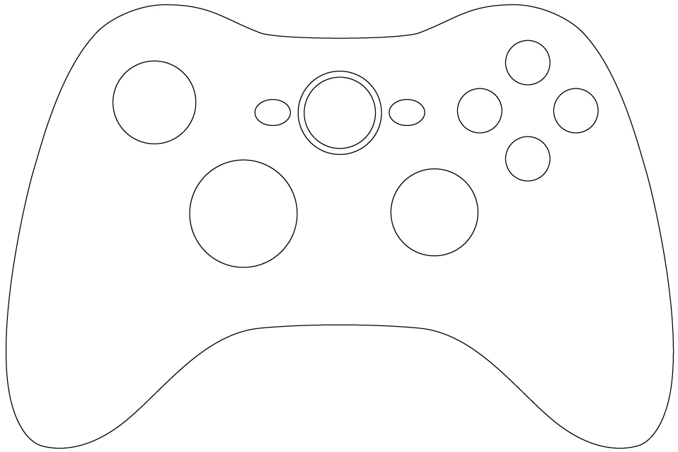 xbox coloring pages - photo #2