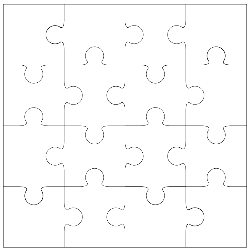 Another Jigsaw cut file  template
